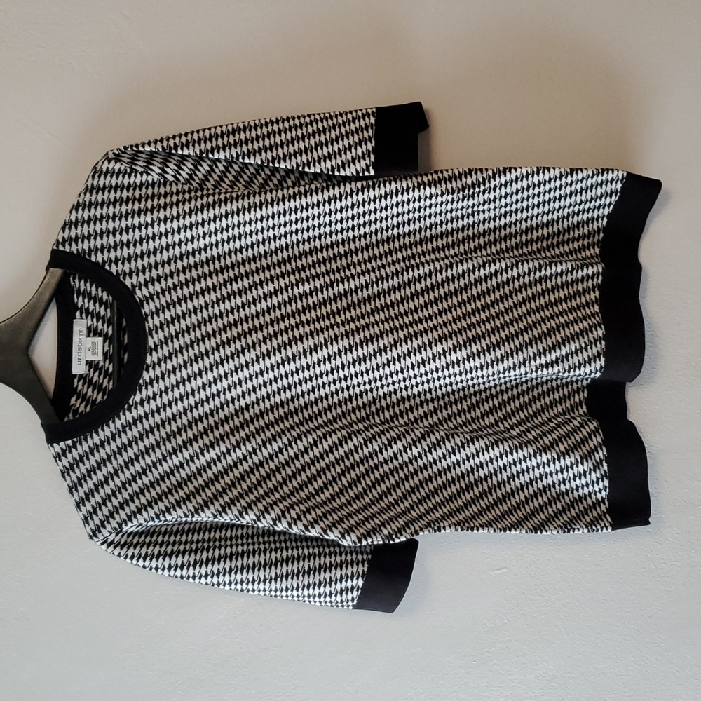 Liz Claiborn Houndstooth Sweater XL